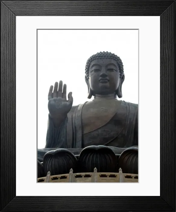 Framed Print : Hong Kong. The Tian Tan Big Buddha statue on Lantau Island in Hong Kong, China Framed Print : Hong Kong. The Tian Tan Big Buddha statue on Lantau Island in Hong Kong, China