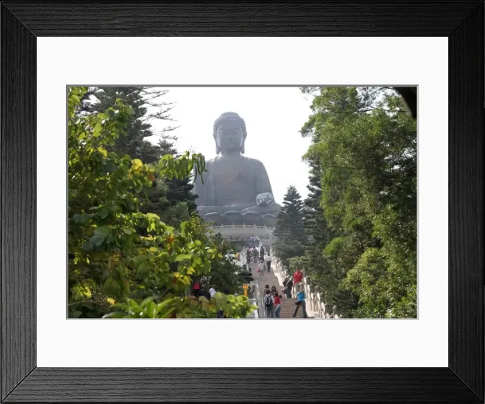 Framed Print : Hong Kong. The Tian Tan Big Buddha statue on Lantau Island in Hong Kong, China Framed Print : Hong Kong. The Tian Tan Big Buddha statue on Lantau Island in Hong Kong, China