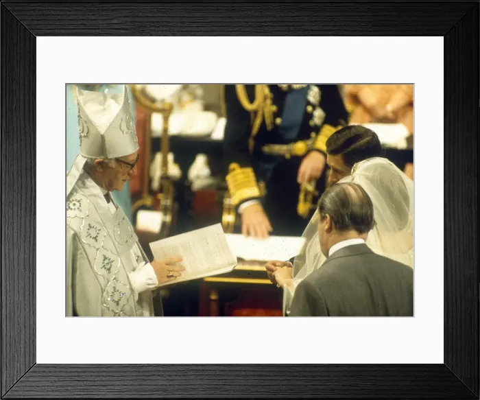 Framed Print : Royal Wedding 1981 Framed Print : Royal Wedding 1981