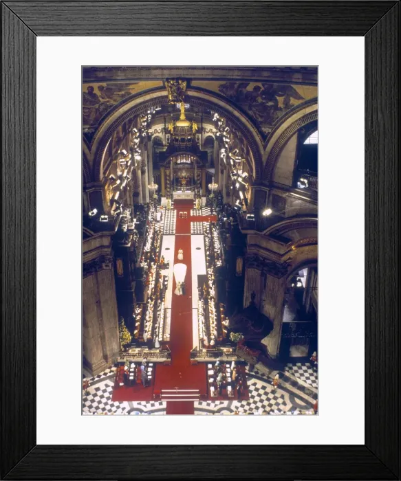 Framed Print : Royal wedding 1981 Framed Print : Royal wedding 1981