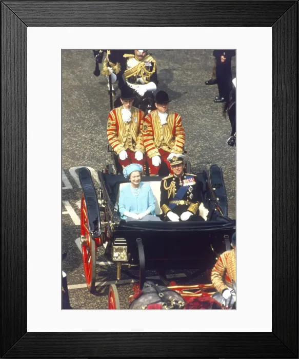 Framed Print : Royal wedding 1981 Framed Print : Royal wedding 1981