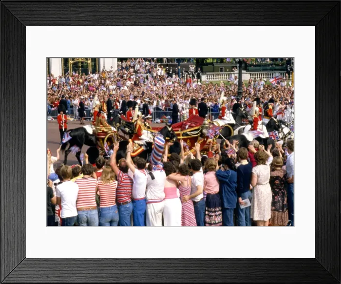 Framed Print : Royal Wedding 1981 Framed Print : Royal Wedding 1981