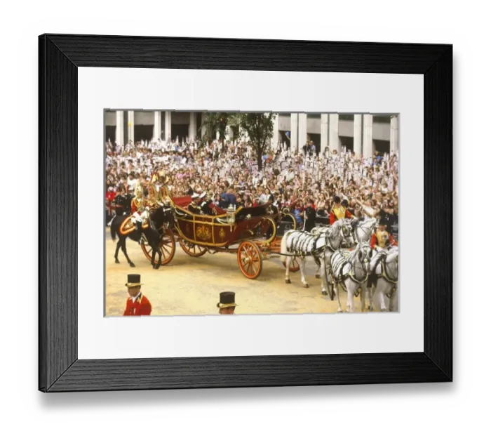 Framed Print : Royal Wedding 1981 Framed Print : Royal Wedding 1981