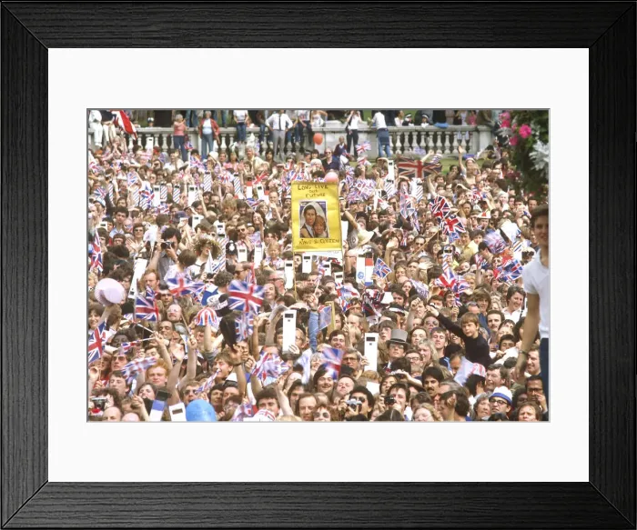 Framed Print : Royal Wedding 1981 Framed Print : Royal Wedding 1981
