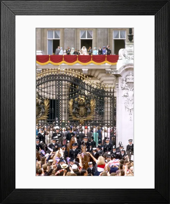 Framed Print : Royal Wedding 1981