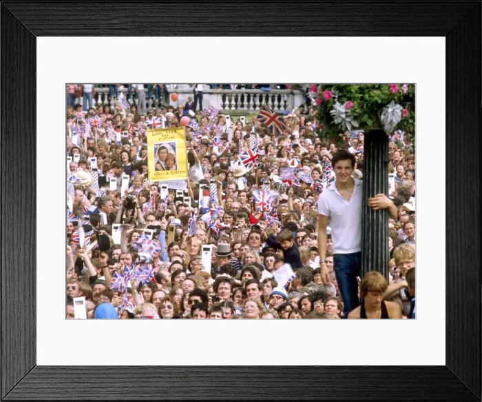 Framed Print : Royal Wedding 1981 Framed Print : Royal Wedding 1981