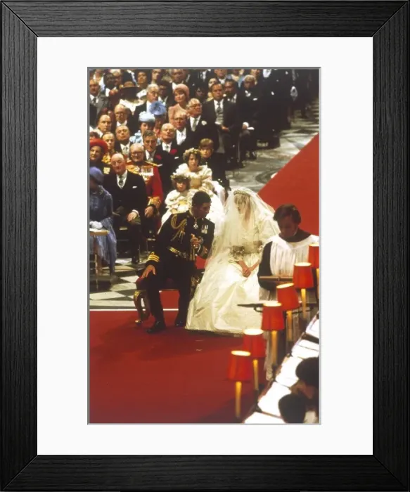 Framed Print : Royal wedding 1981 Framed Print : Royal wedding 1981
