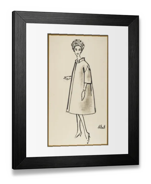 Framed Print : Princess Margaret Outfit Framed Print : Princess Margaret Outfit