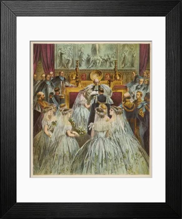 Framed Print : Alexandra & Edward Wed Framed Print : Alexandra & Edward Wed
