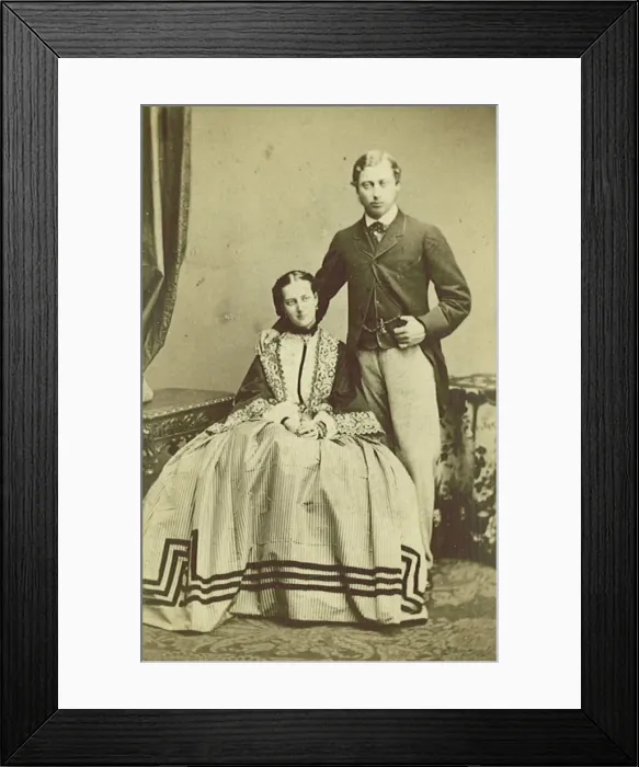 Framed Print : Edward VII & Alexandra Framed Print : Edward VII & Alexandra