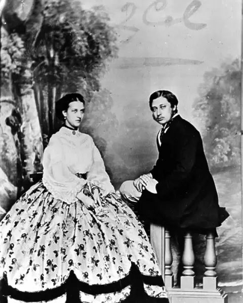 Albert Edward, Prince of Wales with Alexandra, Princess of W