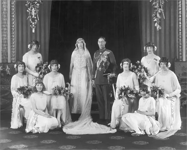 Elizabeth Bowes-Lyons marries Albert, Duke of York