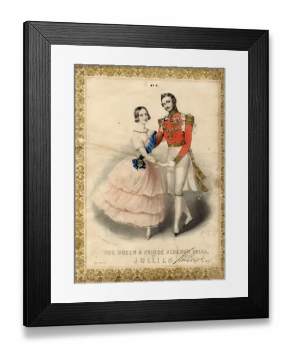 Framed Print : Music cover for The Queen and Prince Alberts Polka Framed Print : Music cover for The Queen and Prince Alberts Polka