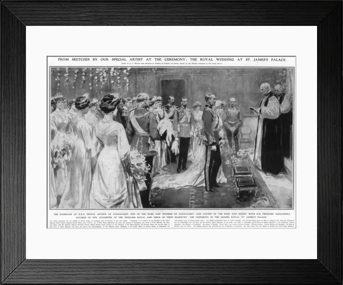 Framed Print : Fife Connaught Marriage Framed Print : Fife Connaught Marriage