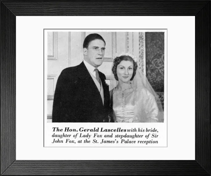 Framed Print : Lascelles Royal Wedding Framed Print : Lascelles Royal Wedding