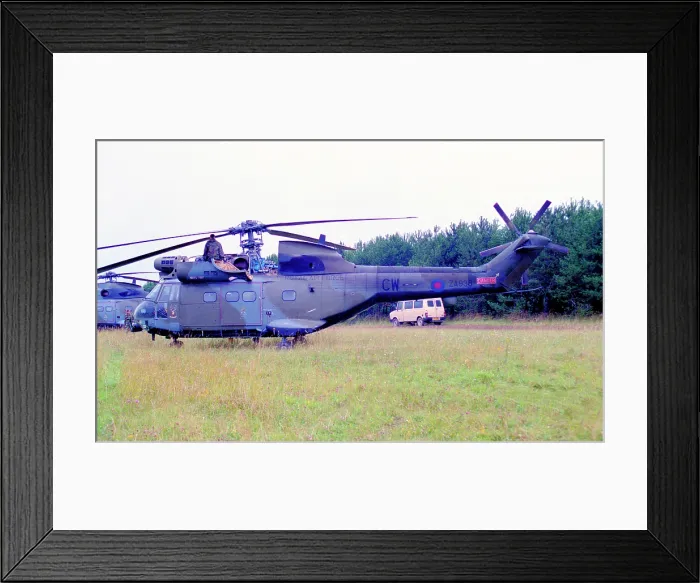 Framed Print : Westland-Aerospatiale Puma HC.1 ZA838 - CW