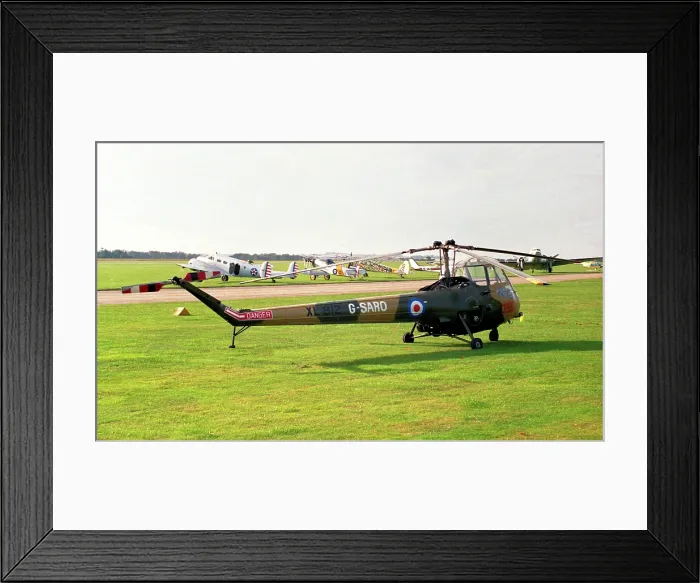 Framed Print : Saunders-Roe Skeeter AOP.12 G-SARO - XL812 Framed Print : Saunders-Roe Skeeter AOP.12 G-SARO - XL812