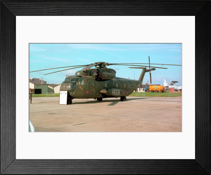 Framed Print : VFW-Fokker CH-53G Stallion 84+03 Framed Print : VFW-Fokker CH-53G Stallion 84+03