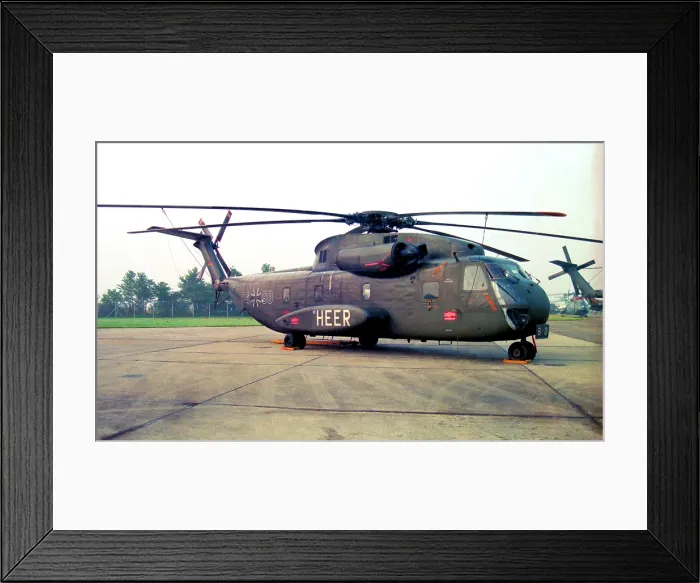 Framed Print : VFW-Fokker CH-53G Stallion 84+80 Framed Print : VFW-Fokker CH-53G Stallion 84+80