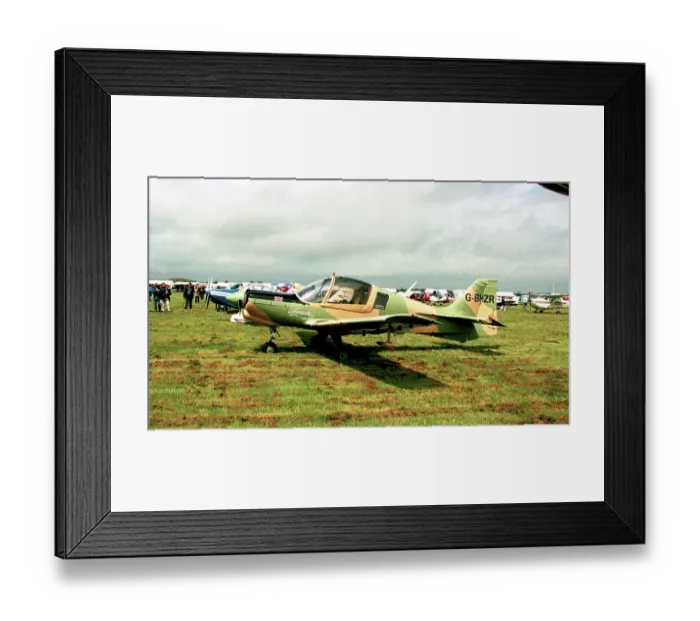 Framed Print : Scottish Aviation Bulldog Series 120 G-BHZR Framed Print : Scottish Aviation Bulldog Series 120 G-BHZR