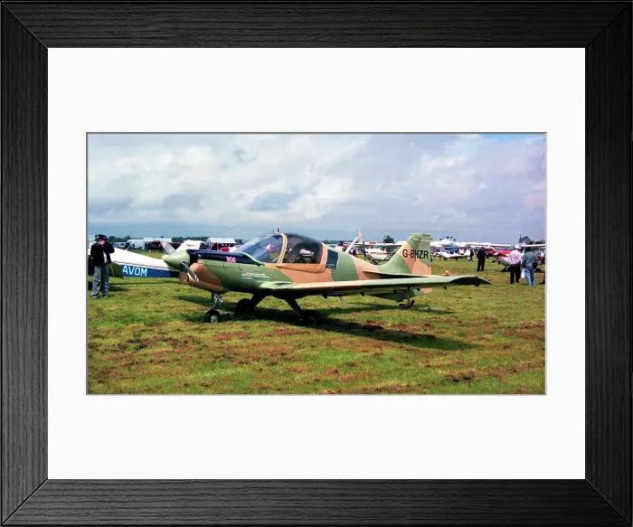 Framed Print : Scottish Aviation Bulldog Series 120 G-BHZR Framed Print : Scottish Aviation Bulldog Series 120 G-BHZR