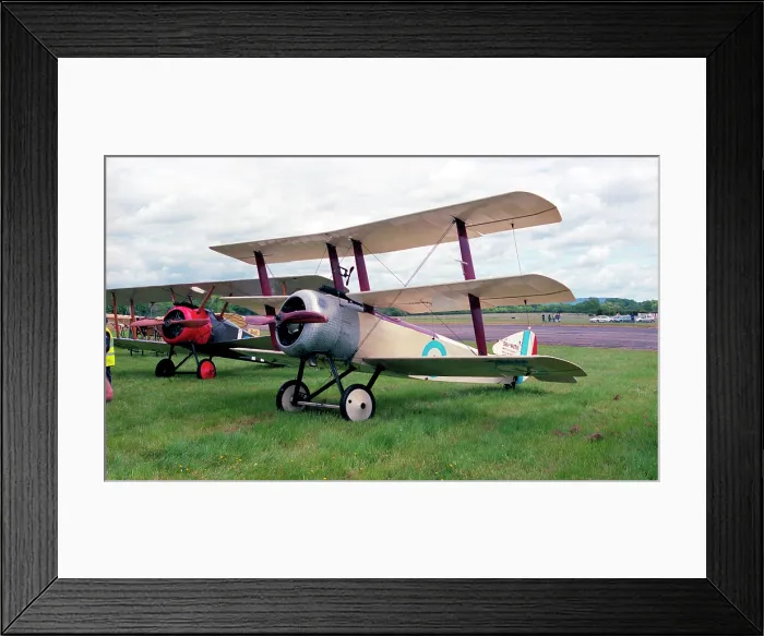 Framed Print : Sopwith LC-1T Triplane (Replica) G-BWRA Framed Print : Sopwith LC-1T Triplane (Replica) G-BWRA