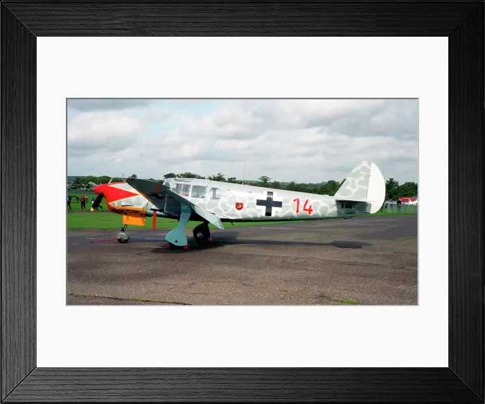 Framed Print : Nord N.1101 Noralpha G-BSMD Framed Print : Nord N.1101 Noralpha G-BSMD
