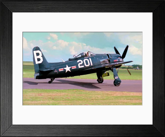Framed Print : Grumman F8F-2 Bearcat G-RUMM