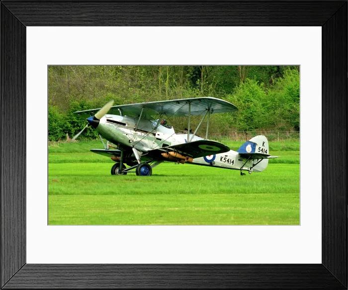 Framed Print : Hawker Hind G-AENP - K5414 Framed Print : Hawker Hind G-AENP - K5414