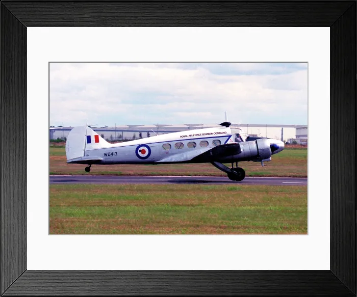 Framed Print : Avro Anson T.21 G-VROE - WD413