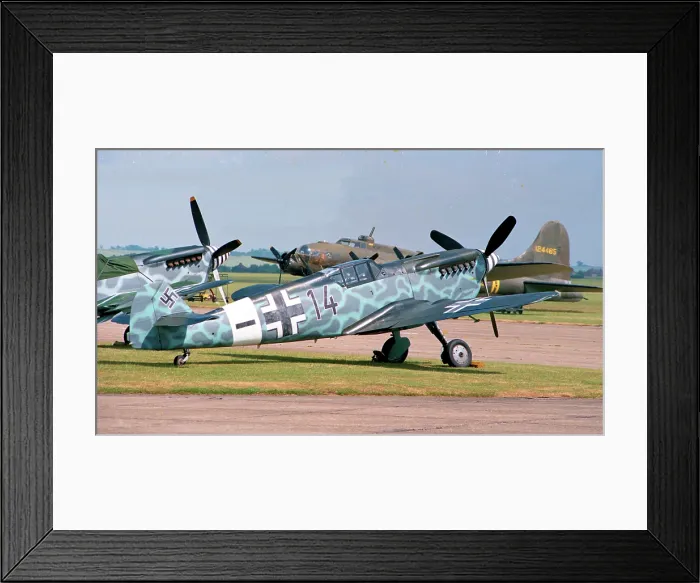Framed Print : Hispano HA.1112-M1L Buchon G-HUNN Framed Print : Hispano HA.1112-M1L Buchon G-HUNN