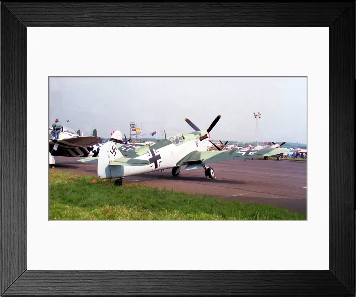 Framed Print : Hispano HA.1112-M1L Buchon D-FEHD Framed Print : Hispano HA.1112-M1L Buchon D-FEHD