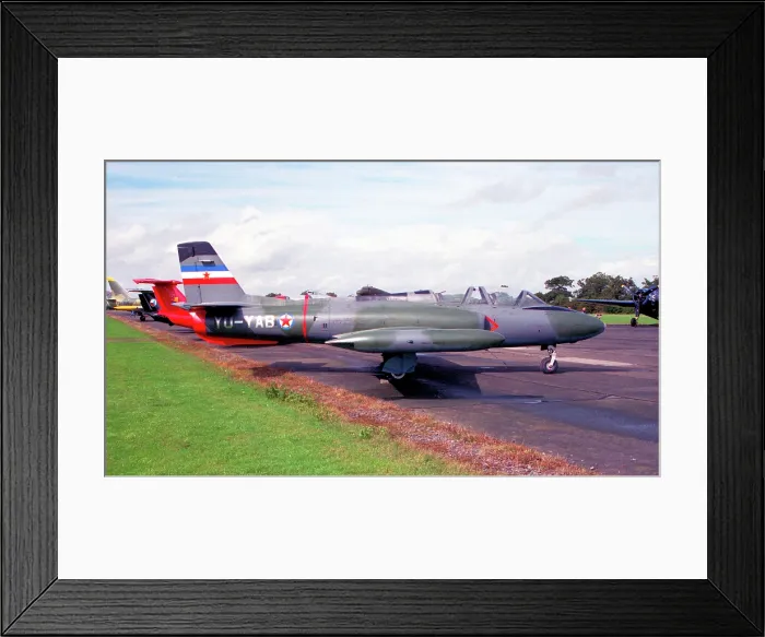 Framed Print : Soko Galeb G-2A YU-YAB Framed Print : Soko Galeb G-2A YU-YAB