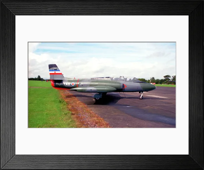 Framed Print : Soko Galeb G-2A YU-YAB Framed Print : Soko Galeb G-2A YU-YAB