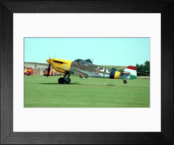 Framed Print : Hispano HA.1112 Buchon G-BOML Framed Print : Hispano HA.1112 Buchon G-BOML