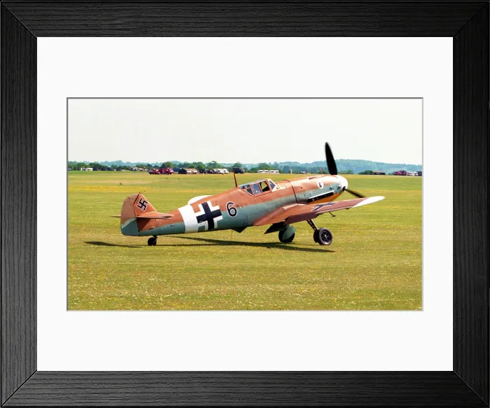 Framed Print : Messerschmitt Bf 109G G-USTV - RN228 Framed Print : Messerschmitt Bf 109G G-USTV - RN228