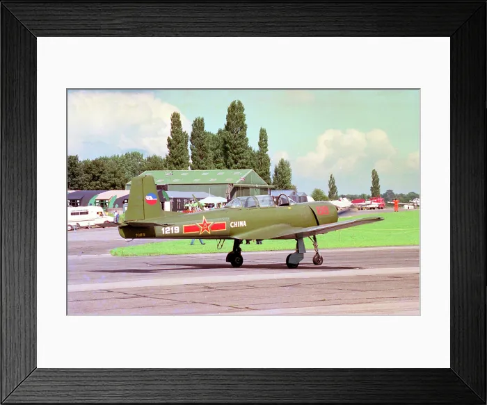 Framed Print : Nanchang CJ-6A G-BVVG - 1219 Framed Print : Nanchang CJ-6A G-BVVG - 1219
