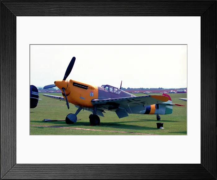 Framed Print : Hispano HA.1112-M1L Buchon G-BOML Framed Print : Hispano HA.1112-M1L Buchon G-BOML