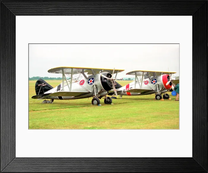 Framed Print : Grumman F3F-2 Replica N100TF and N20F Framed Print : Grumman F3F-2 Replica N100TF and N20F