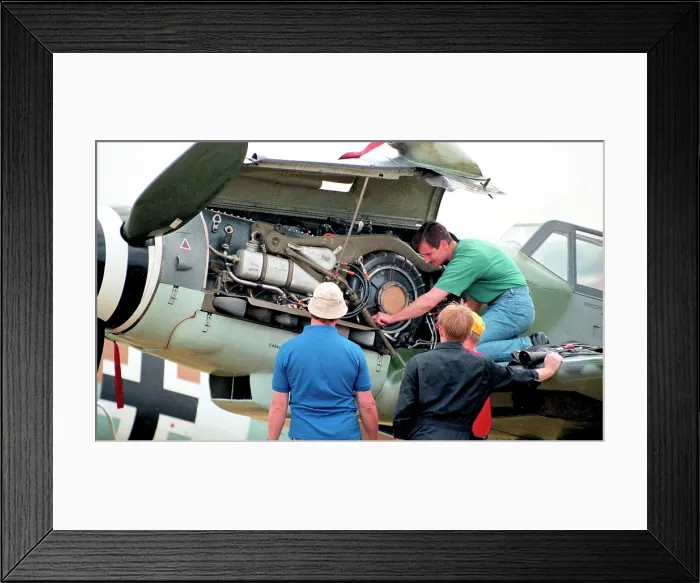 Framed Print : Hispano HA.1112-M1L Buchon D-FDME