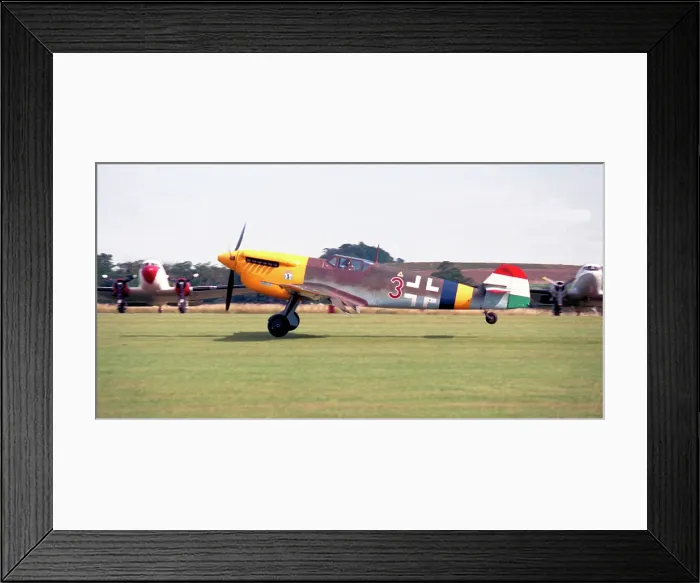 Framed Print : Hispano HA.1112-M1L Buchon G-BOML Framed Print : Hispano HA.1112-M1L Buchon G-BOML