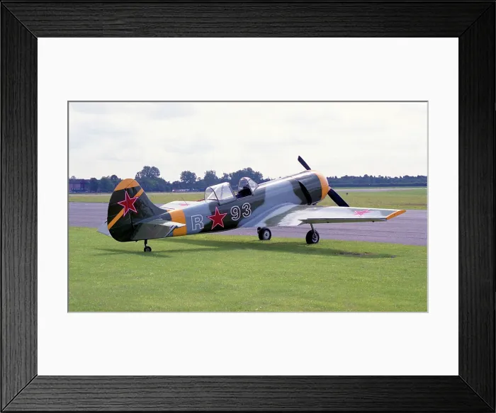 Framed Print : Yakovlev Yak-50 RA-01493 Framed Print : Yakovlev Yak-50 RA-01493