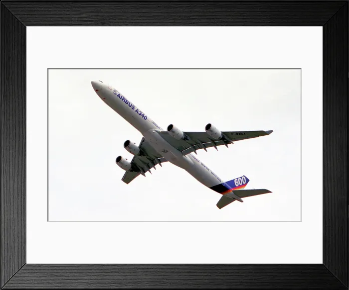 Framed Print : Airbus A340-600 F-WWCA Framed Print : Airbus A340-600 F-WWCA