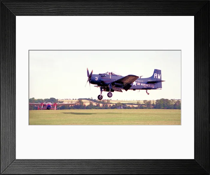 Framed Print : Douglas AD-4NA Skyraider F-AZDQ Framed Print : Douglas AD-4NA Skyraider F-AZDQ