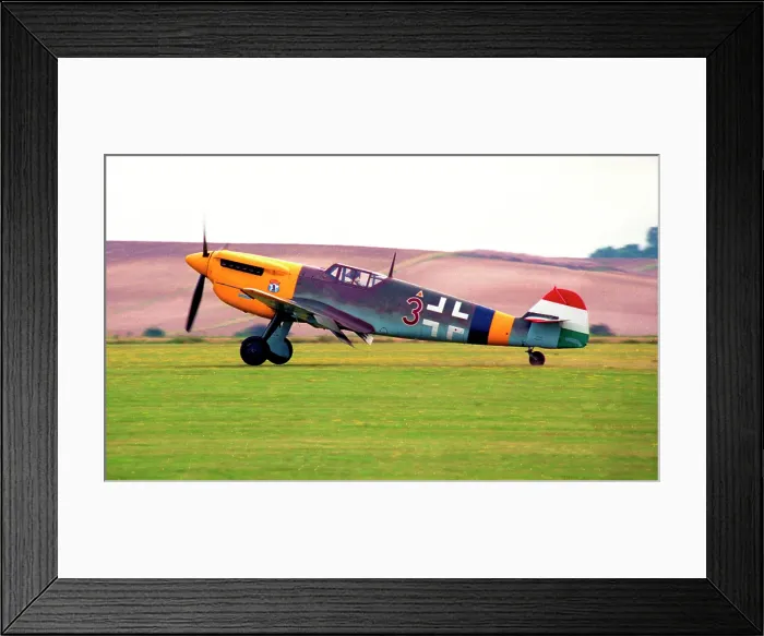 Framed Print : Hispano HA.1112-M1L Buchon G-BOML Framed Print : Hispano HA.1112-M1L Buchon G-BOML