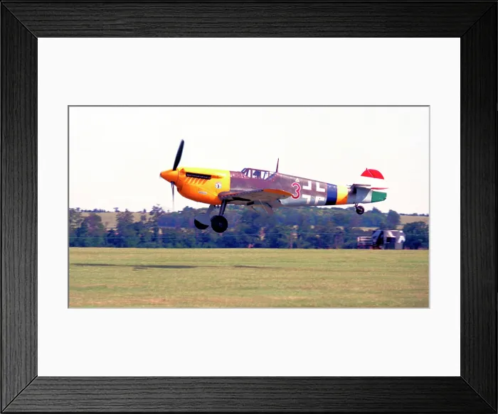 Framed Print : Hispano HA.1112-M1L Buchon G-BOML Framed Print : Hispano HA.1112-M1L Buchon G-BOML