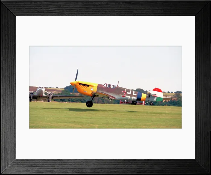 Framed Print : Hispano HA.1112-M1L Buchon G-BOML Framed Print : Hispano HA.1112-M1L Buchon G-BOML