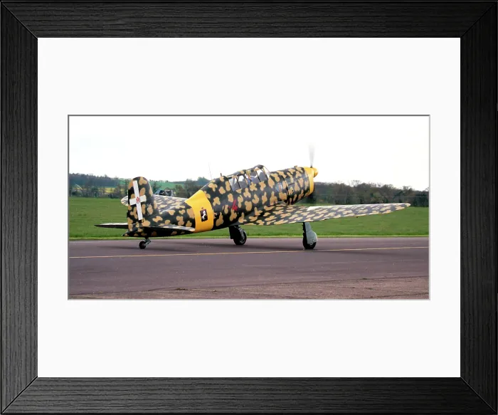 Framed Print : Fiat G.46 G-BBII - MM52801 Framed Print : Fiat G.46 G-BBII - MM52801