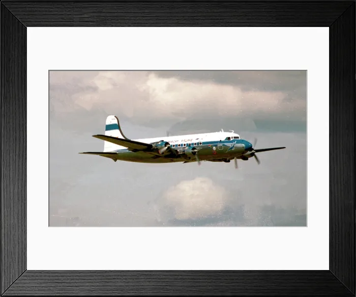 Framed Print : Douglas DC-4 ZS-BMH Framed Print : Douglas DC-4 ZS-BMH