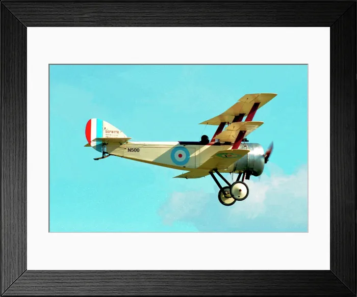 Framed Print : Sopwith LC-1T Triplane (Replica) G-BWRA Framed Print : Sopwith LC-1T Triplane (Replica) G-BWRA